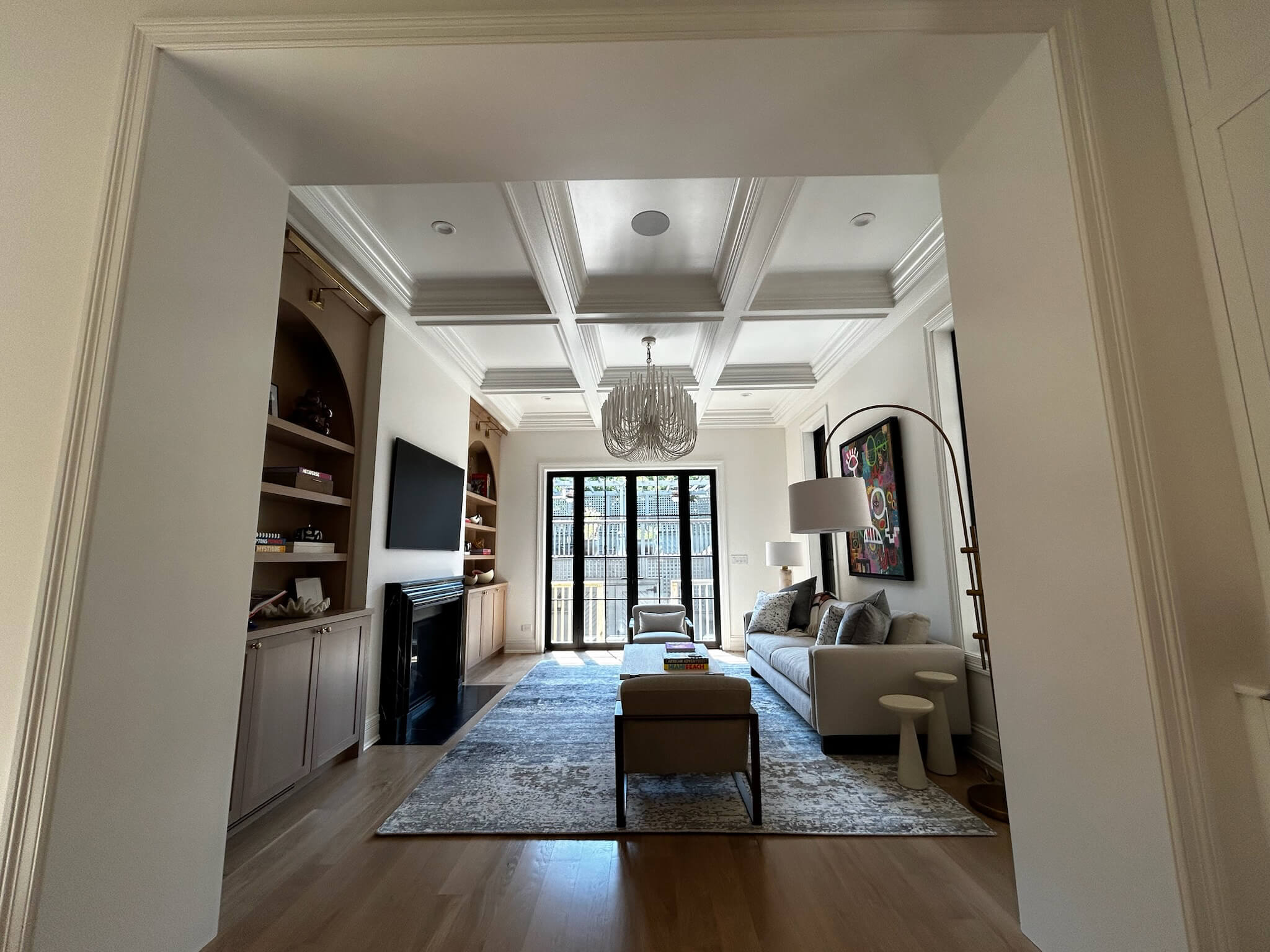 Living room entryway